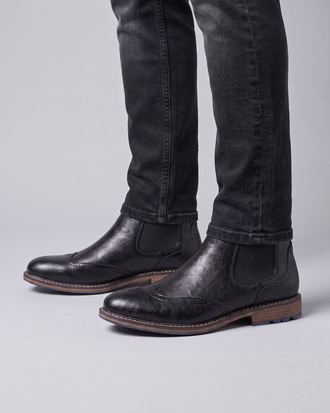 Men's Brogue Chelsea Boot