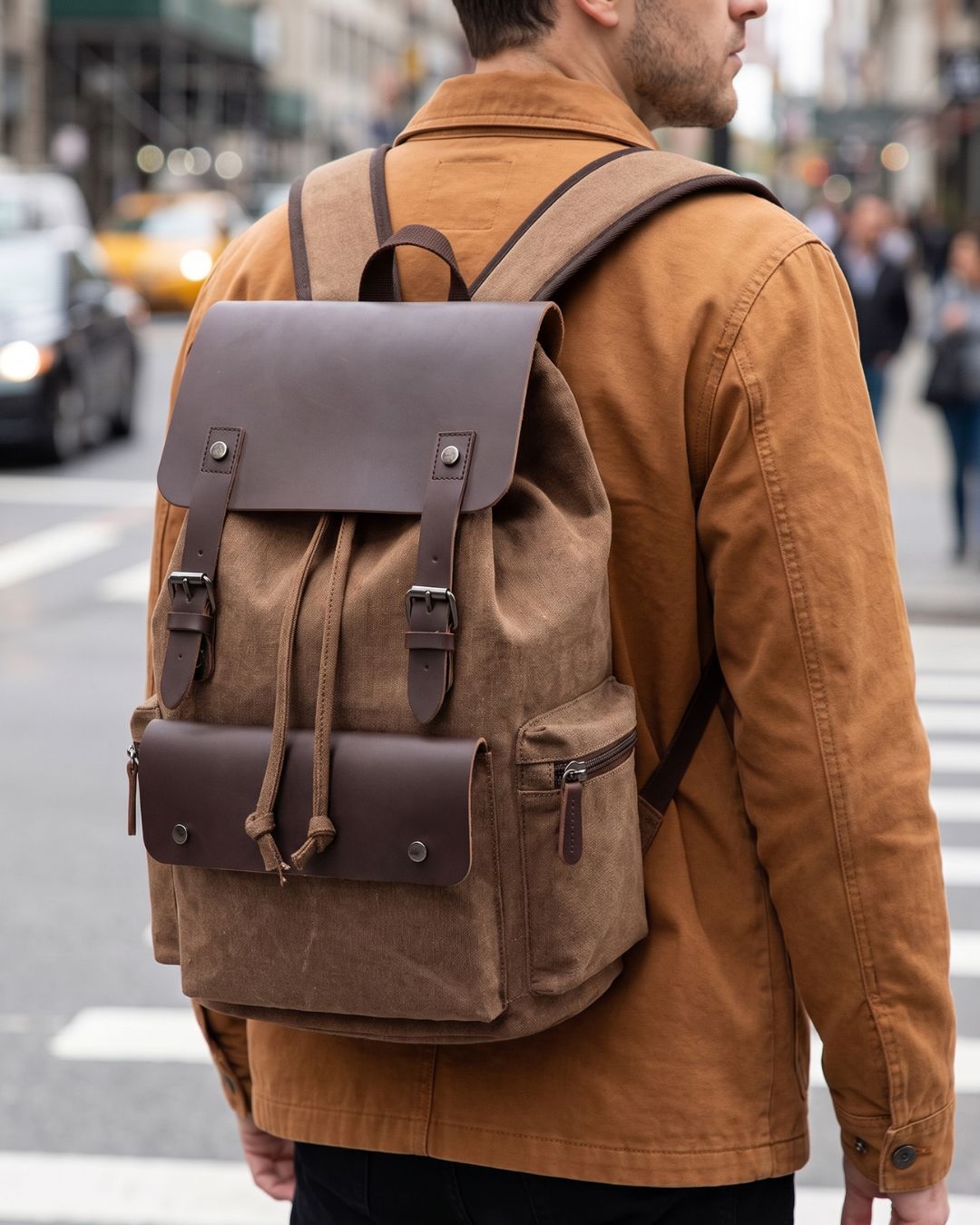 Nathan Vintage Canvas Backpack
