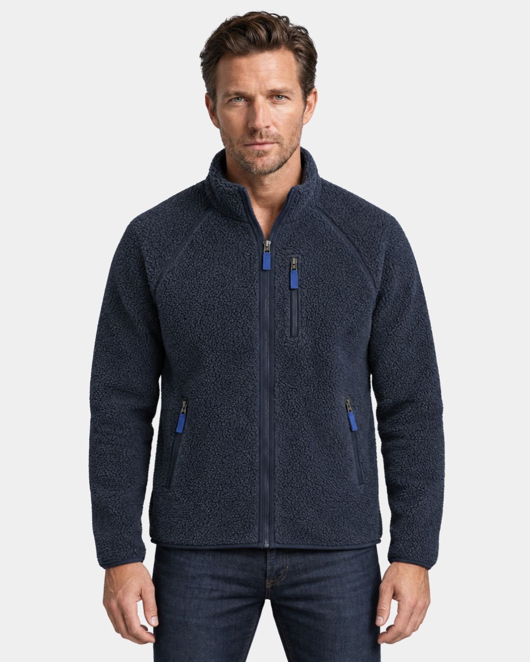 Men’s Full-Zip Sherpa Fleece Jacket