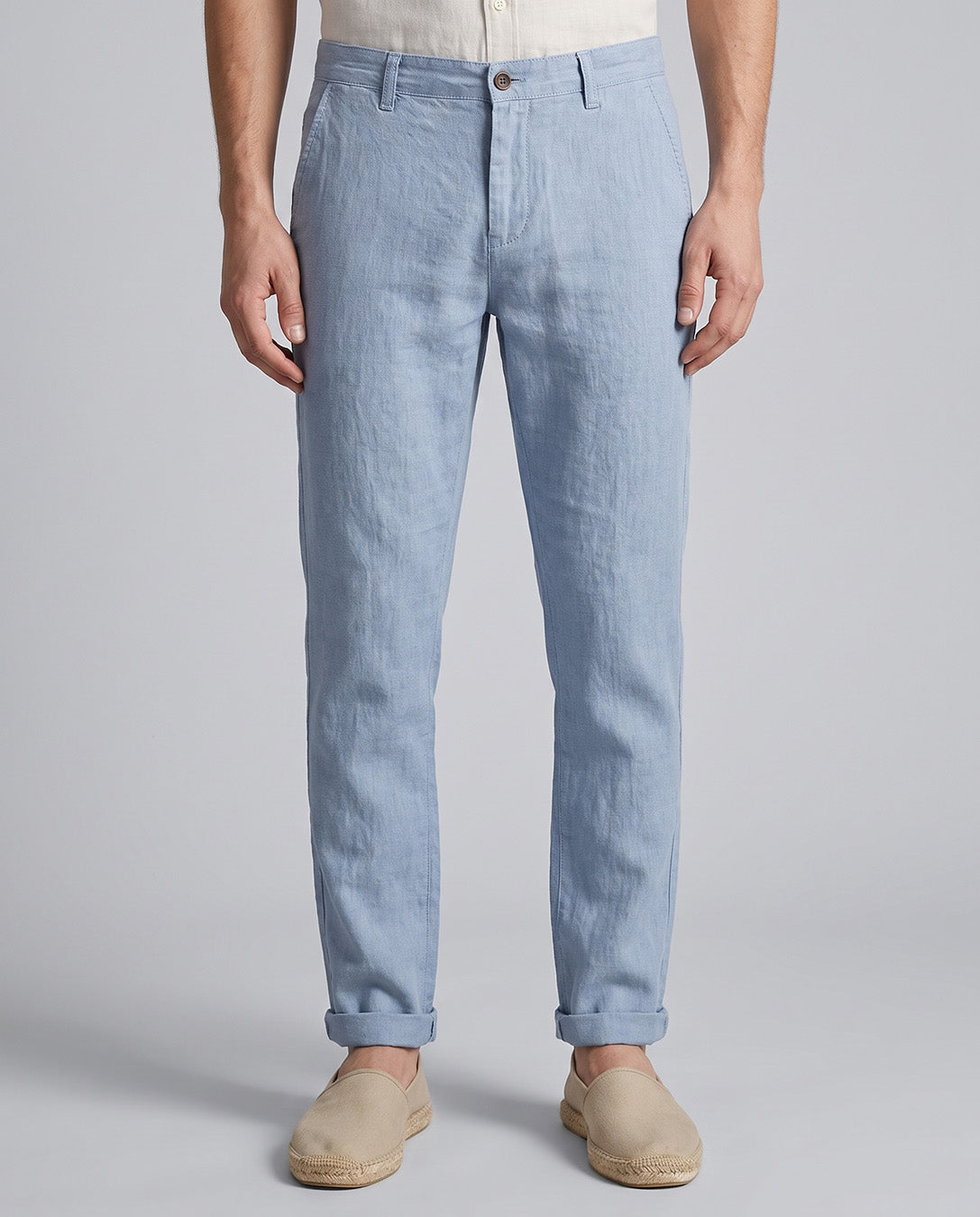 Men's Casual Straight Linen Pants