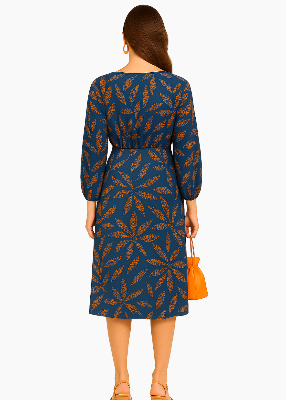 Women's Boho Wrap Maxi Dress – Elegant, Comfortable & Flowy-Dresses-Hudson & Tate-Hudson & Tate