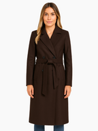 Women’s Double-Breasted Wool Coat – Classic, Warm & Elegant Style-Coat-Hudson & Tate-Hudson & Tate