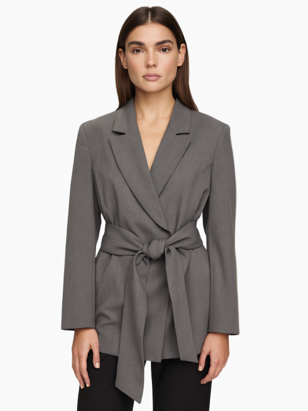 Women’s Lace-Up Blazer – Modern, Elegant & Comfortable Fit-Blazer-Hudson & Tate-Hudson & Tate