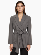 Women’s Lace-Up Blazer – Modern, Elegant & Comfortable Fit-Blazer-Hudson & Tate-Hudson & Tate