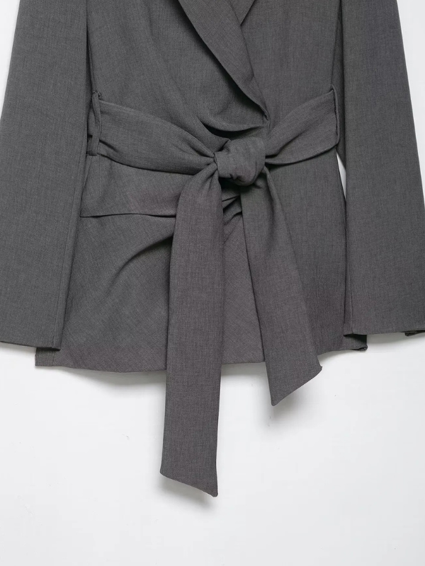 Women’s Lace-Up Blazer – Modern, Elegant & Comfortable Fit-Blazer-Hudson & Tate-Hudson & Tate