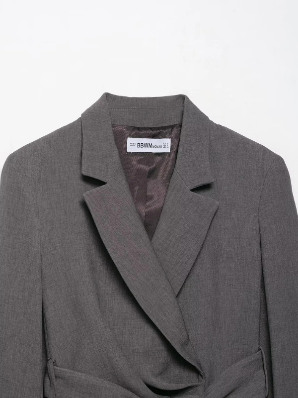 Women’s Lace-Up Blazer – Modern, Elegant & Comfortable Fit-Blazer-Hudson & Tate-Hudson & Tate