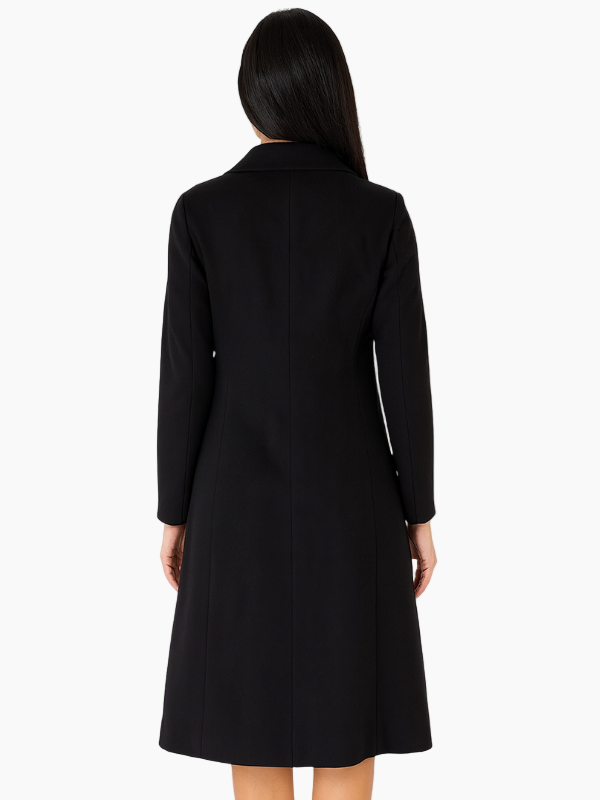 Women’s Long Wool Coat – Elegant, Warm & Tailored Winter Outerwear-Coat-Hudson & Tate-Hudson & Tate