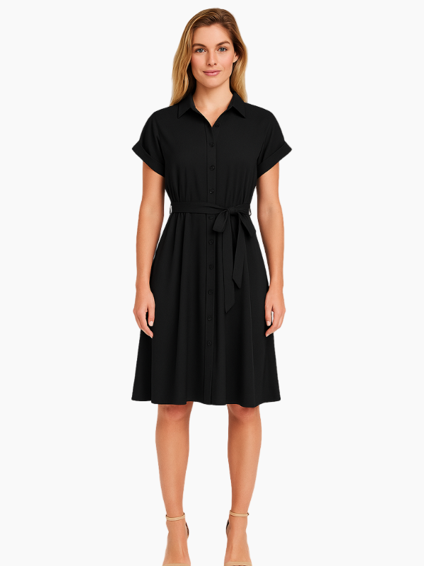 Women’s Relaxed T-Shirt Dress – Stylish, Comfortable & Flattering Fit-Women's Dress-Hudson & Tate-Hudson & Tate