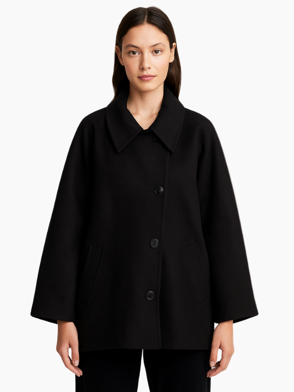 Women’s Timeless Long Coat – Elegant, Structured & All-Season Style-Coat-Hudson & Tate-Hudson & Tate