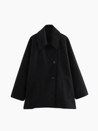 Women’s Timeless Long Coat – Elegant, Structured & All-Season Style-Coat-Hudson & Tate-Hudson & Tate
