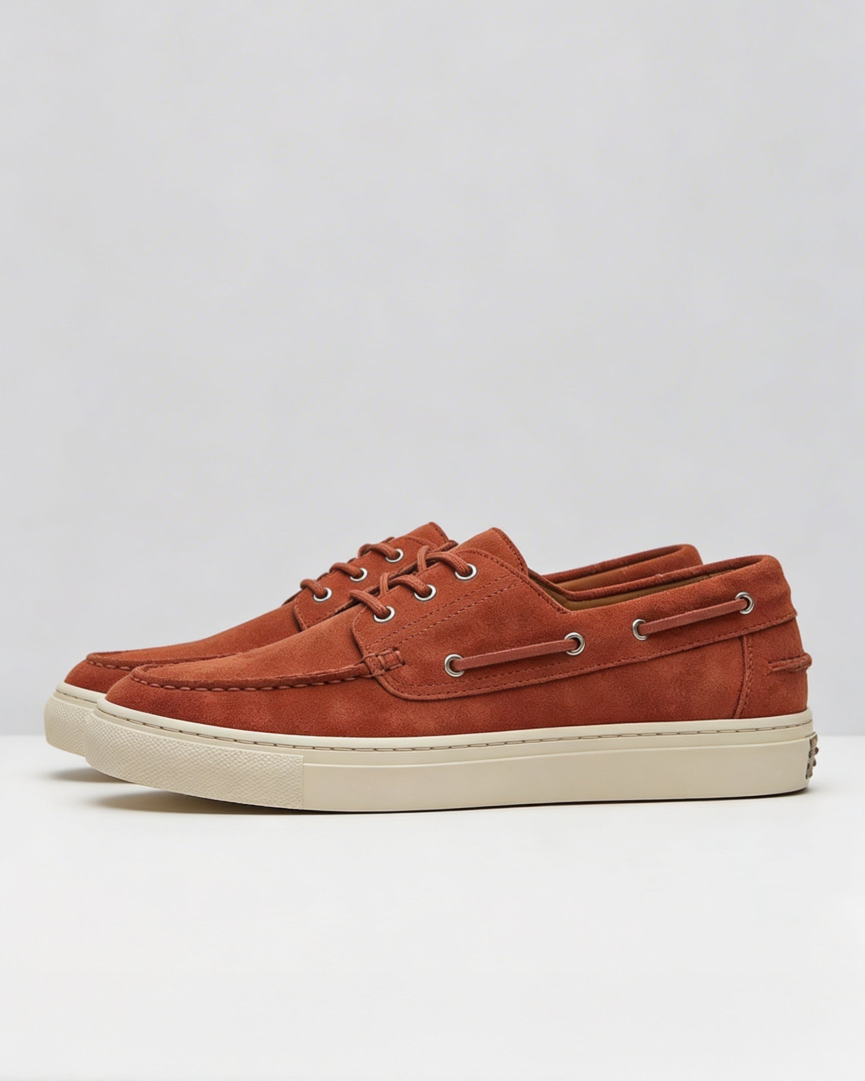 Hudson & Tate Coastline Sneaker Terracotta - Side View