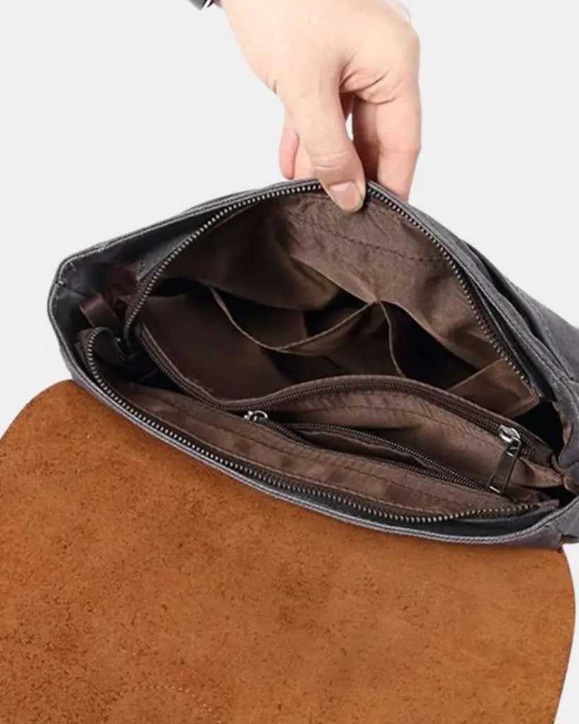 Dunmore Men's Canvas Messenger Bag