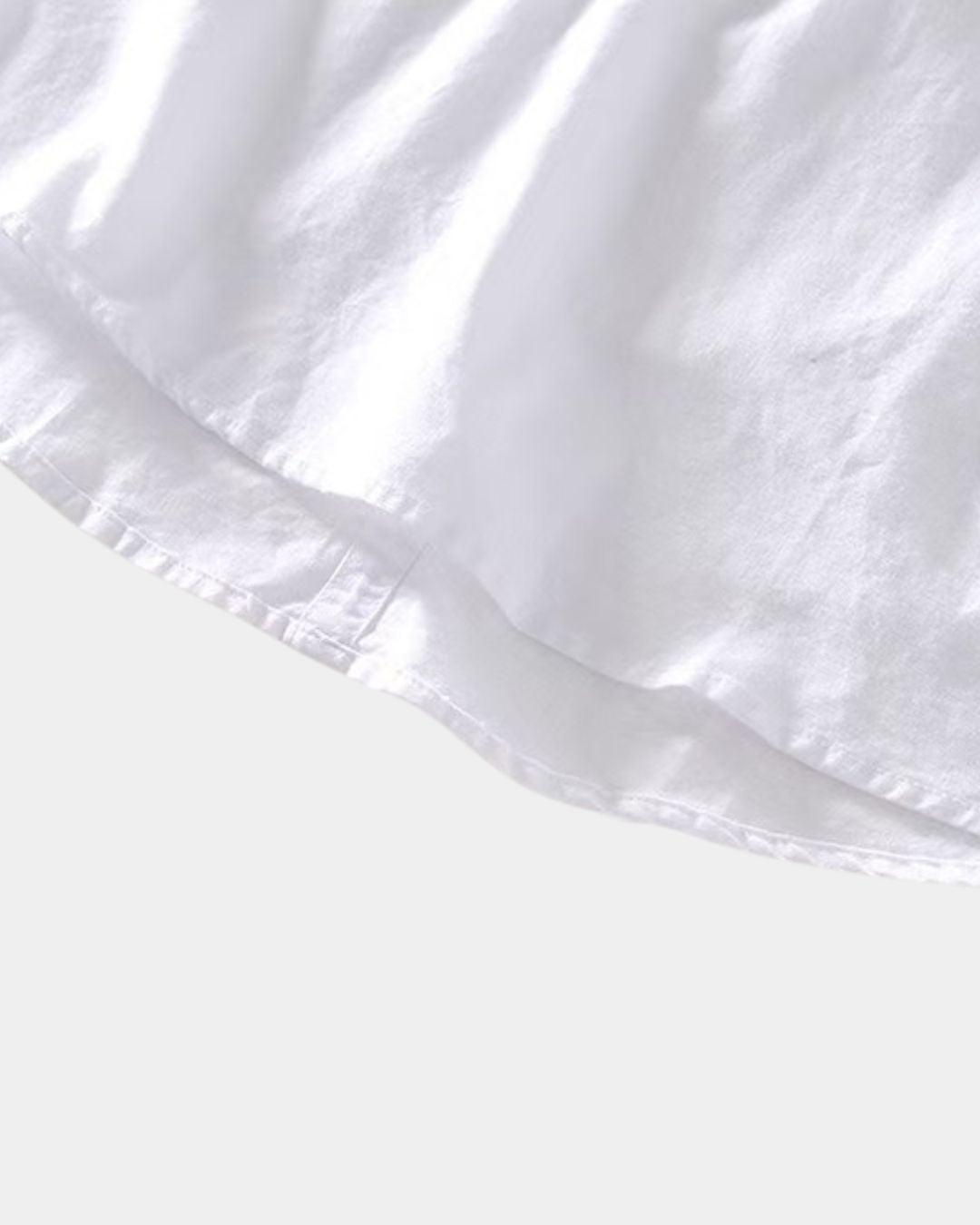 Falmouth Men's Linen Stand Collar Shirt