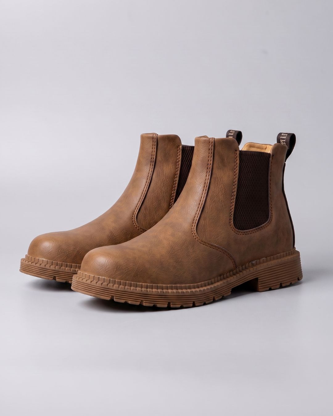 Men's Slip On Chelsea Work Boots-Hudson & Tate