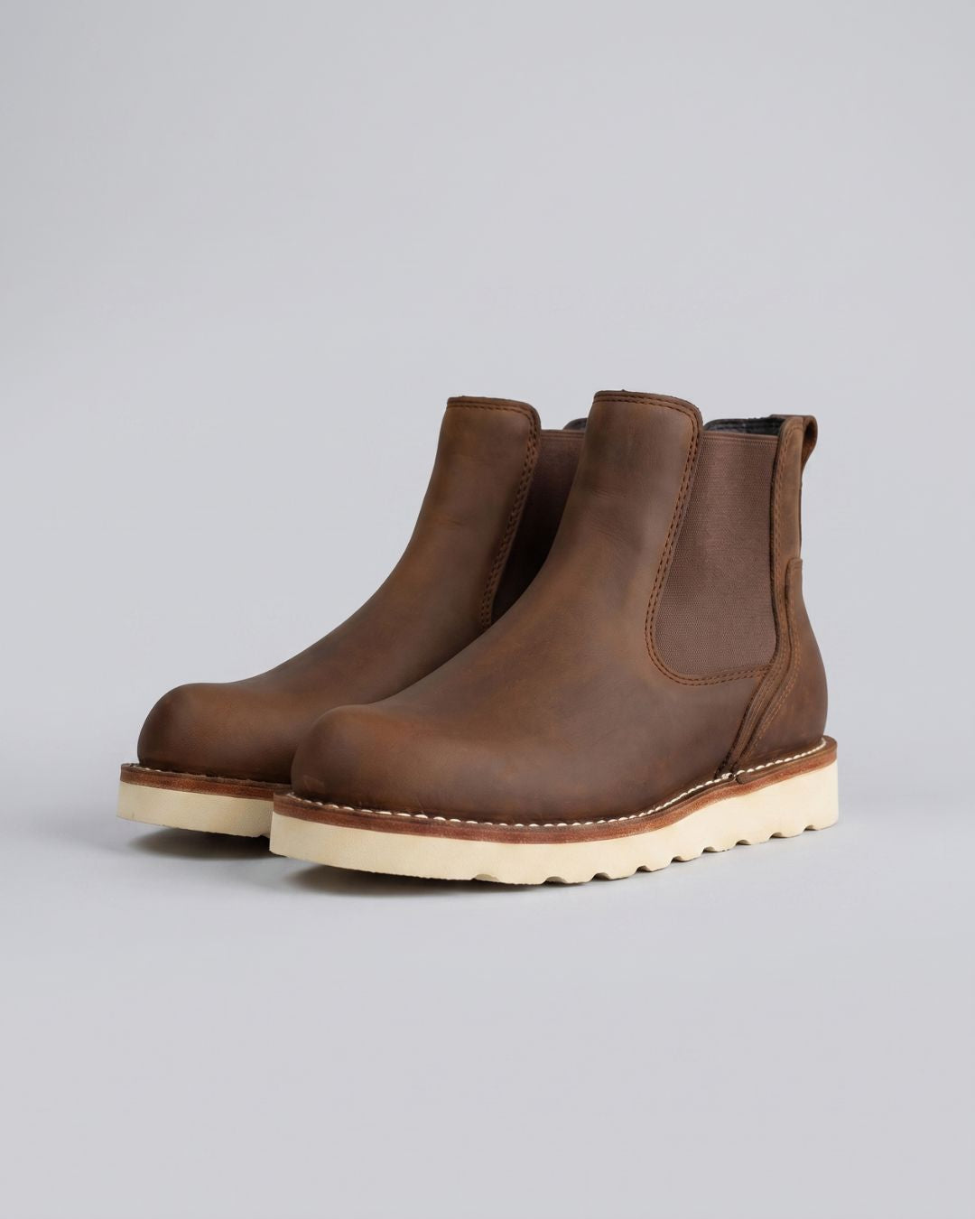 Men's Slip On Leather Chelsea Boots-Hudson & Tate